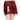 Darque Metallic Wet Look Skirt Red/Black Large back