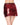 Darque Metallic Wet Look Skirt Red/Black Large back