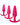 Gossip Rump Rockers Anal Plugs - Magenta