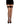 Black Fishnet Thigh High with Back Seam - O/S