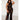 Seamless Crochet Lace Bellbottom Bodystocking Black Queen