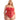 plus size Eyelash Lace Corset & G-String - Red 1X/2X front