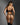 Edge Quilted Wetlook Longline Bra & G-String - Black M/L