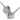 Nixie Flaming Heart Riding Crop - Silver