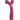 Fireball Forked Body Massager & Vibrator - Plum Star