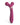 Fireball Forked Body Massager & Vibrator - Plum Star