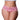 Sweet Treats Crotchless Boy Short w/Wicked Sensual Care Strawberry Lube - Pink plus size