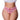 Sweet Treats Crotchless Thong with Wicked Sensual Care Strawberry Lube - Pink plus size