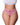 Sweet Treats Crotchless Thong with Wicked Sensual Care Strawberry Lube - Pink plus size