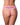 Sweet Treats Crotchless Thong with Wicked Sensual Care Strawberry Lube - Pink S/M