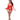 Ooh La Lace Babydoll & Split Crotch Panty Red Queen