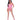 Club Candy Basque & Cheeky Panty Pink S/M