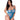 Flirty Hearts One Shoulder Thong Teddy - Blue Queen