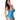 Flirty Hearts Cutout Flutter Chemise - Blue Queen