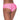 Club Candy Low Rise Split Crotch Boy Short Pink L/XL