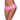 Club Candy Low Rise Split Crotch Boy Short Pink L/XL