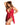 Stretch Babydoll & G-String Red 1X/2X