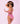 Floral Lace Bra, Ruffle Garter Belt & Panty Sunset Pink L/XL