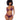 Dot Mesh Underwire Top & Open Back Panty - Wine L/XL