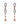 Bound D1 Nipple Clamps - Rose Gold