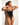 FETISH Frisky Fishnet & Vinyl Peek A Boo Teddy Black Large
