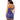 Kehlani Babydoll with Garters & G-String - Cobalt Blue L/XL