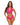 Maylah Mesh & Lace Halter 2 pc Set - Pink L/XL