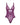 Katana Mesh & Lace Teddy - Purple 1X/2X