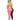 Block You Out Bra & Legging Set Black/Pink Queen