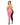 Block You Out Bra & Legging Set Black/Pink Queen