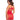 Back 2 Basixxx Hi Neck Dress Red - One Size