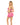 All You Need Cut Out Dress Neon Pink O/S