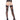 Black Sheer Lace Top Thigh High Stocking O/S