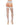 White Lace Trim Thigh High Garter Pantyhose O/S