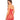 Rene Rofe Queen of Hearts Tube Dress Red O/S