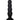 VERS Liquid Silicone Suction Anal Plug - Black