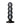 VERS Liquid Silicone Suction Anal Plug - Black