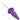 Southern Lights Vibrating Light Up Anal Probe - Purple