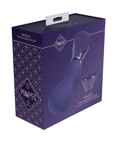 Shots Pumped Sensual Vulva & Breast Pump - Purple  Adult Toy Box