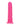 RealRock 6" Slim Dildo Glow in the Dark - Neon Pink