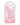 RealRock Crystal Clear 5.5" Curvy Dildo/Butt Plug - Pink