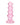 RealRock Crystal Clear 5.5" Curvy Dildo/Butt Plug - Pink