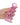 RealRock Crystal Clear 5.5" Curvy Dildo/Butt Plug - Pink