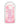 RealRock Crystal Clear 5.5" Curvy Dildo/Butt Plug - Pink