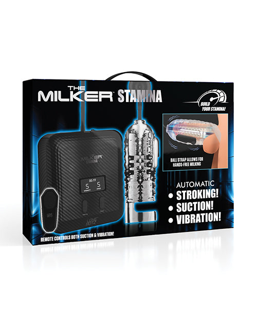 LoveBotz The Milker Stamina Automatic Masturbator Adult Toy Box LoveBotz The Milker Stamina Automatic Masturbator Adult Toy Box