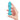 Turquoise femme funn bullet vibrator held in a hand against a white background