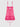 Pink lace nightgown against a white background