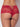 Red Bella Lace Cheeky Crotchless Panties