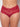 Red Bella Lace Cheeky Crotchless Panties