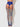 Blue lingerie set with sheer stockings on a neutral background